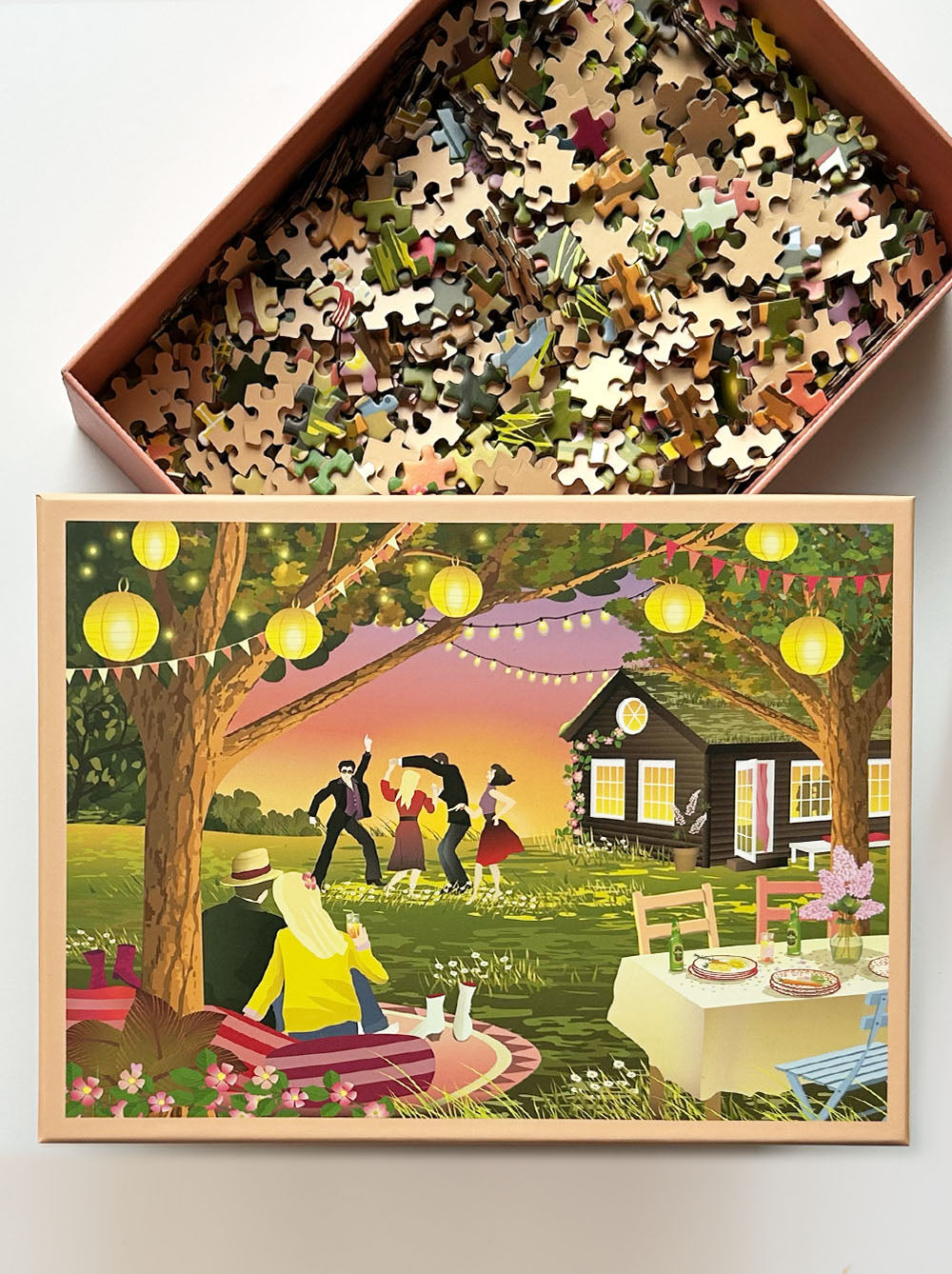 GARDEN PARTY - 1000-piece jigsaw puzzle from ViSSEVASSE