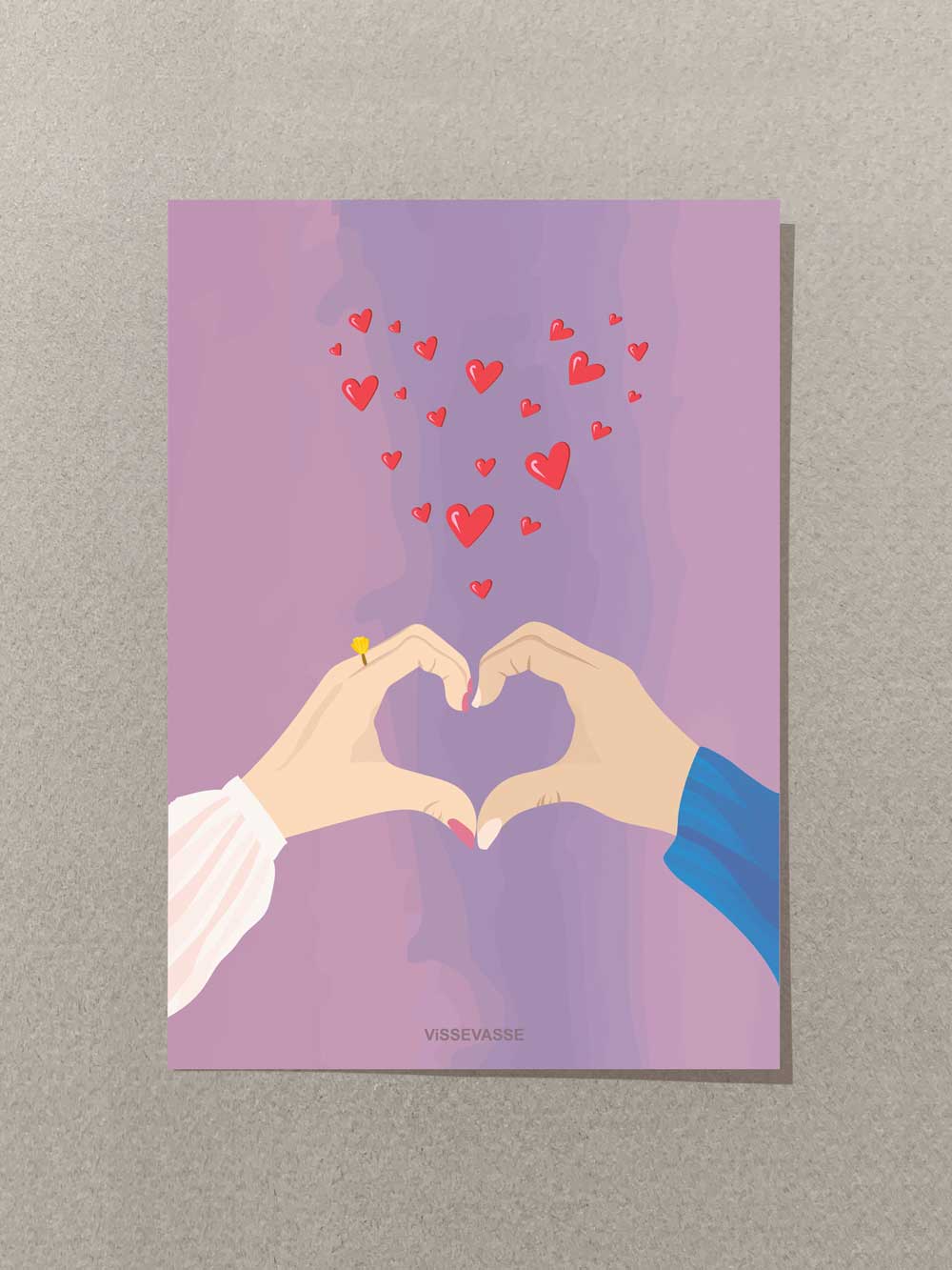 I HEART YOU - mini card