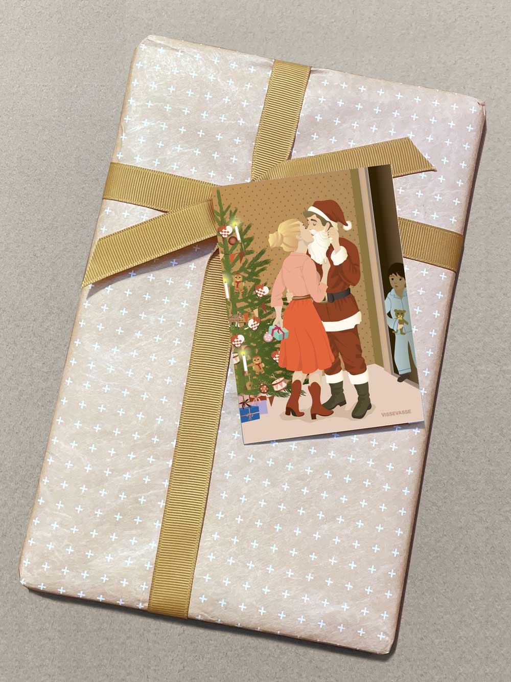 I SAW MOMMY KISSING... - mini card