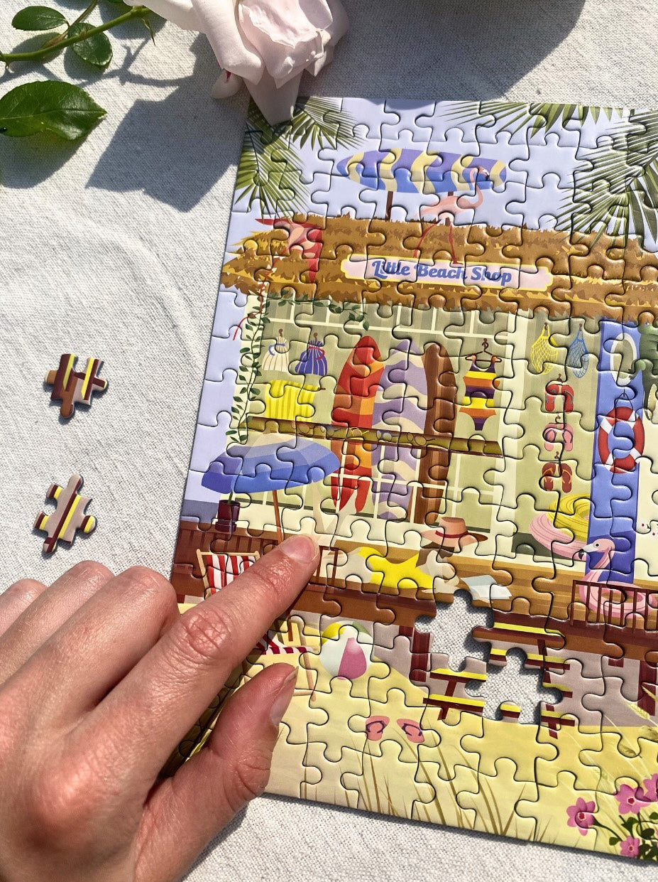 LITTLE BEACH SHOP - puzzle with 150 pieces