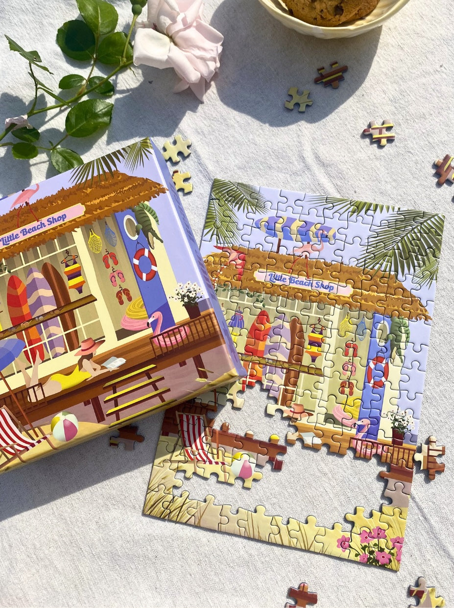 LITTLE BEACH SHOP - puzzle with 150 pieces
