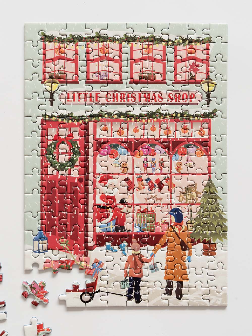 Little Christmas Shop - julepuslespil med 150 brikker fra ViSSEVASSE