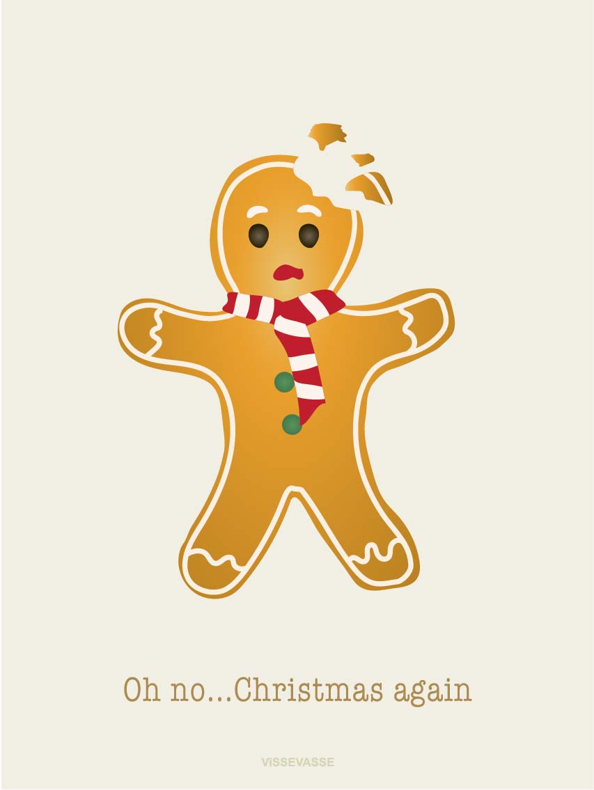 OH NO... CHRISTMAS AGAIN - card