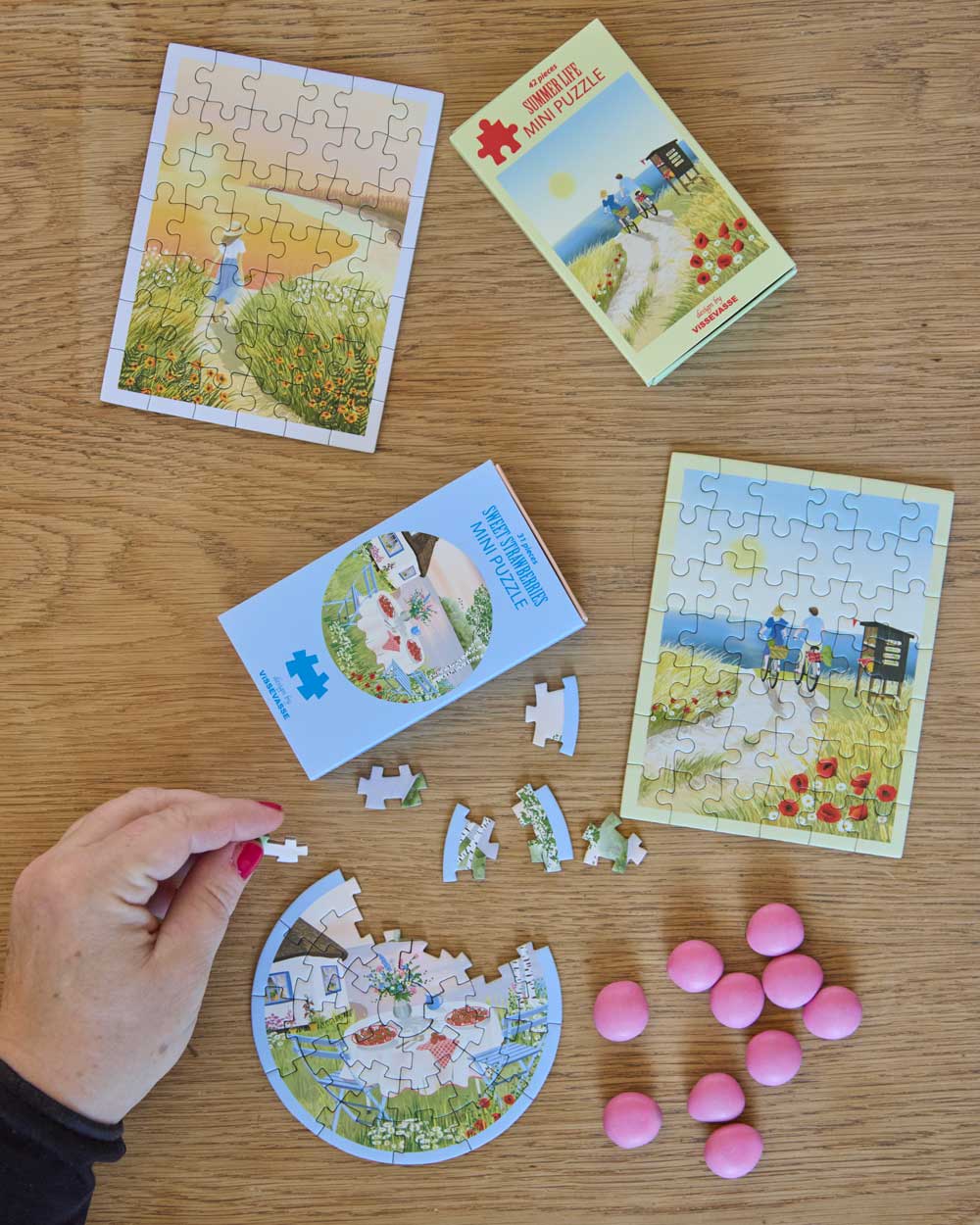 SWEET STRAWBERRIES - mini puzzle