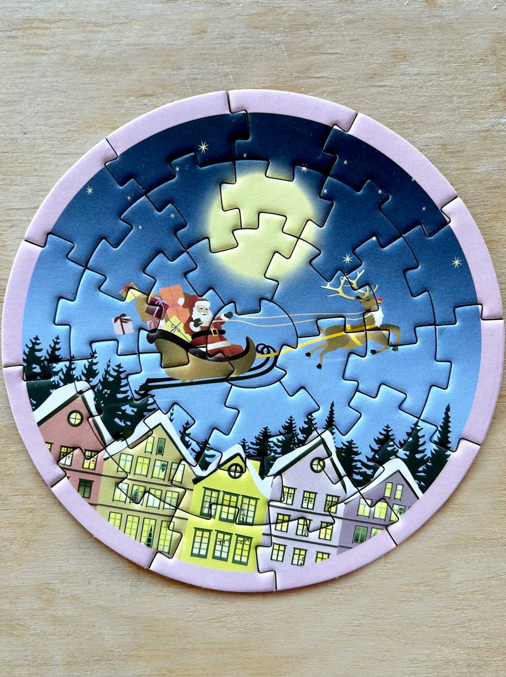 SANTA & RUDOLPH - mini puzzle