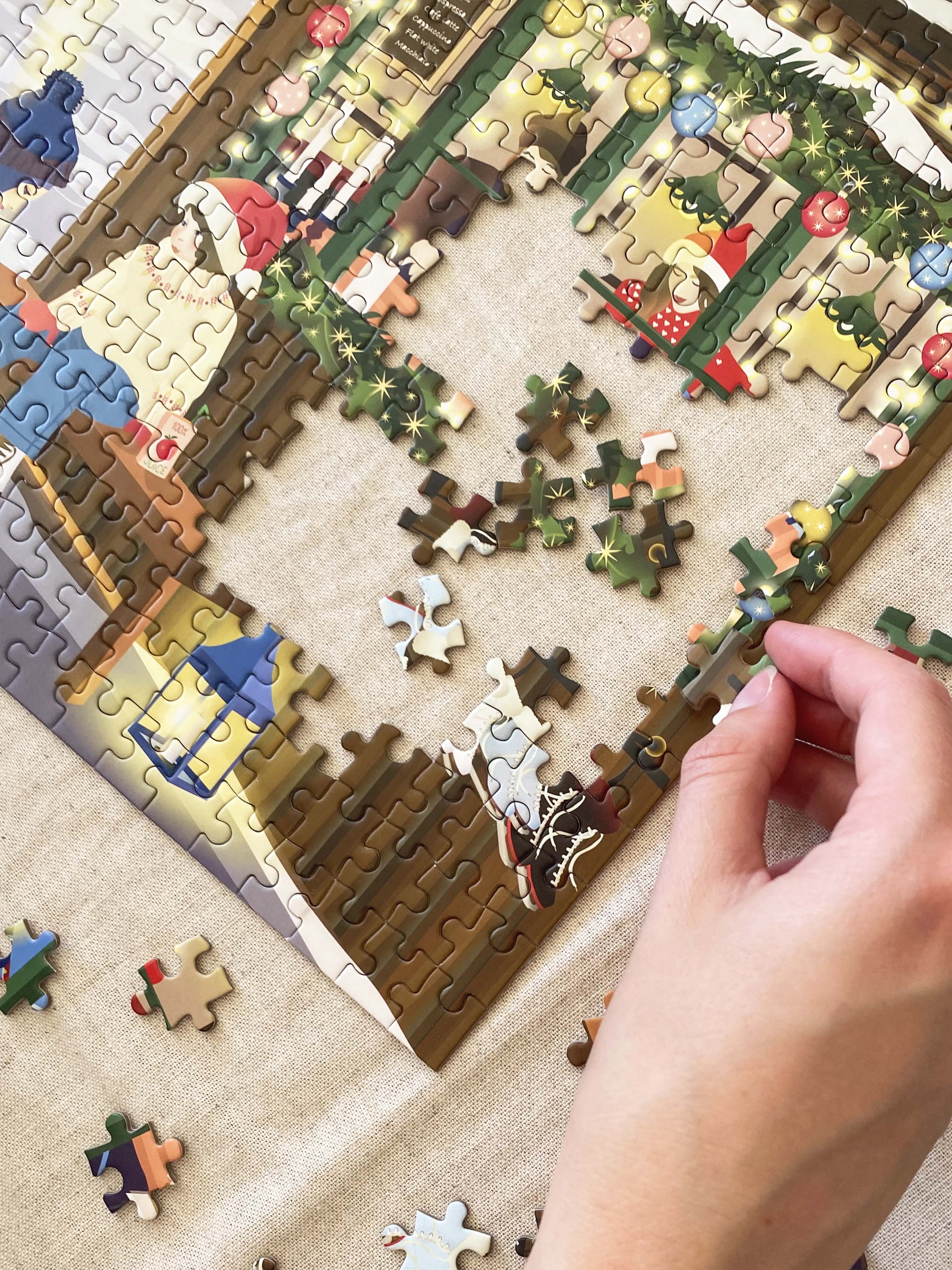 SKATE & COFFEE - puzzle advent calendar with 1.000 pieces