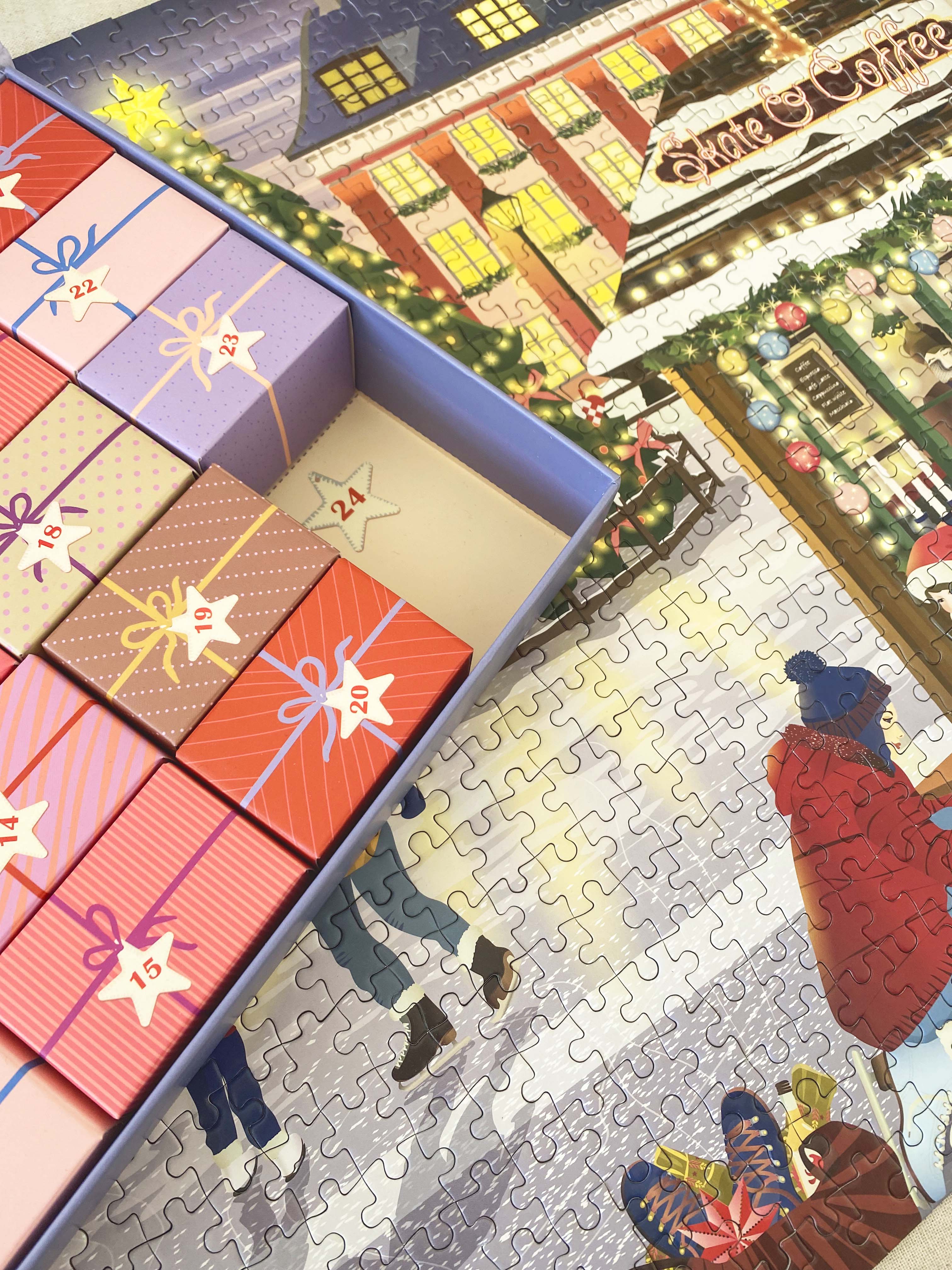 SKATE & COFFEE - puzzle advent calendar with 1.000 pieces