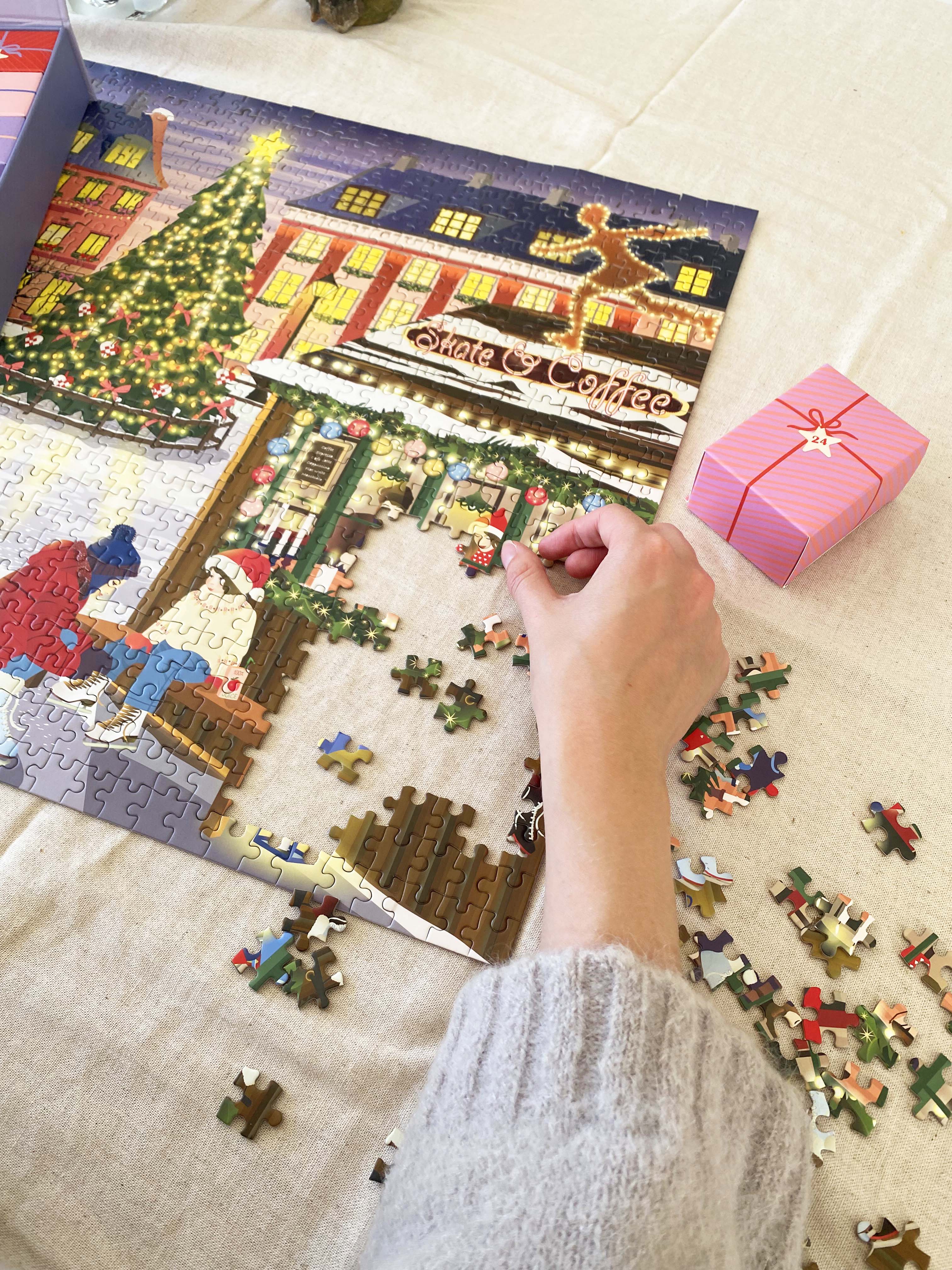 SKATE & COFFEE - puzzle advent calendar with 1.000 pieces