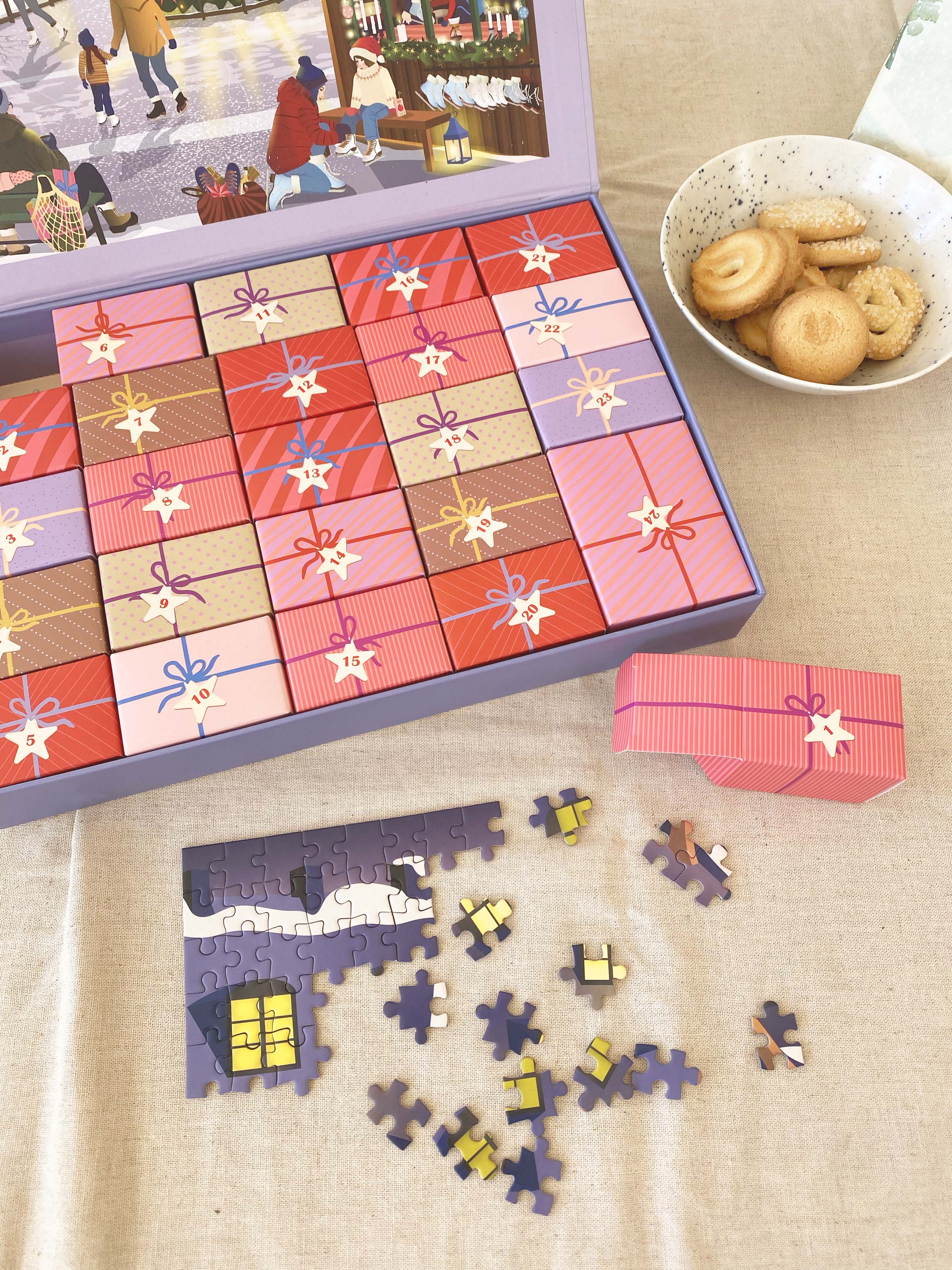 SKATE & COFFEE - puzzle advent calendar with 1.000 pieces