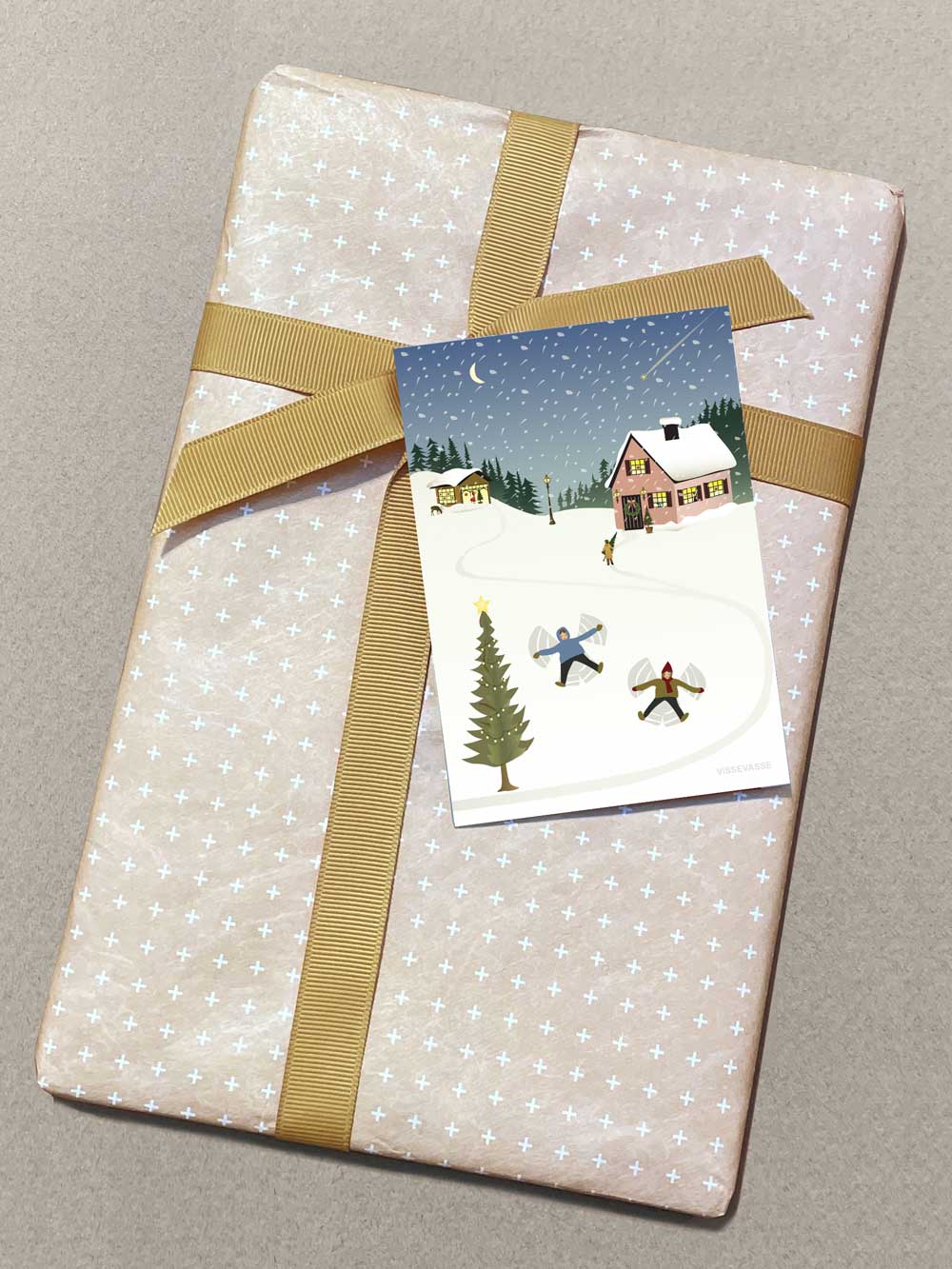 SNOW ANGELS - mini card