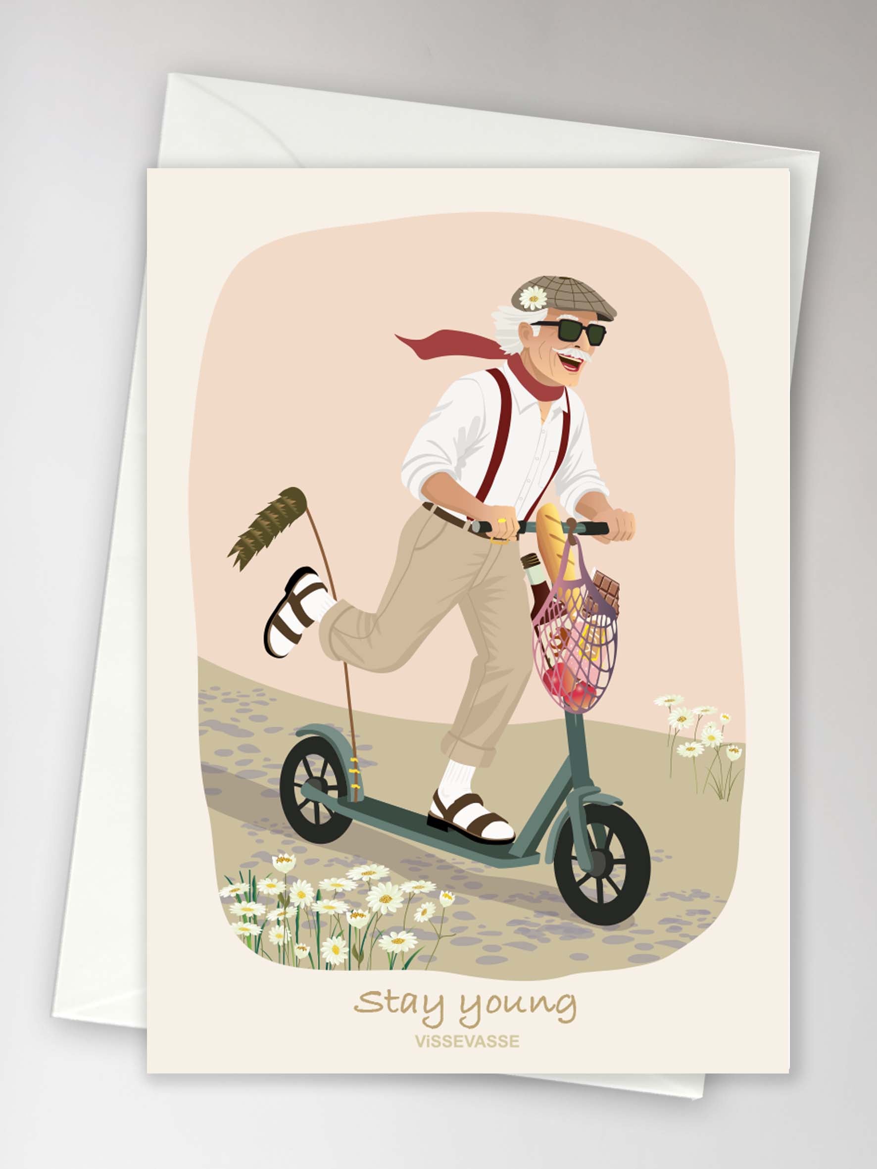 STAY YOUNG MR - card