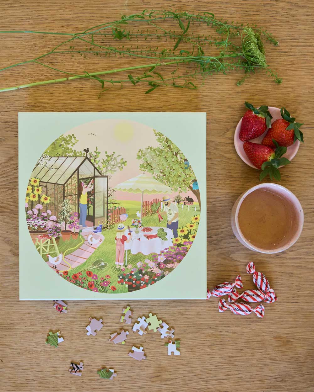 SUMMER FEELING - round puzzle with 1,000 pieces