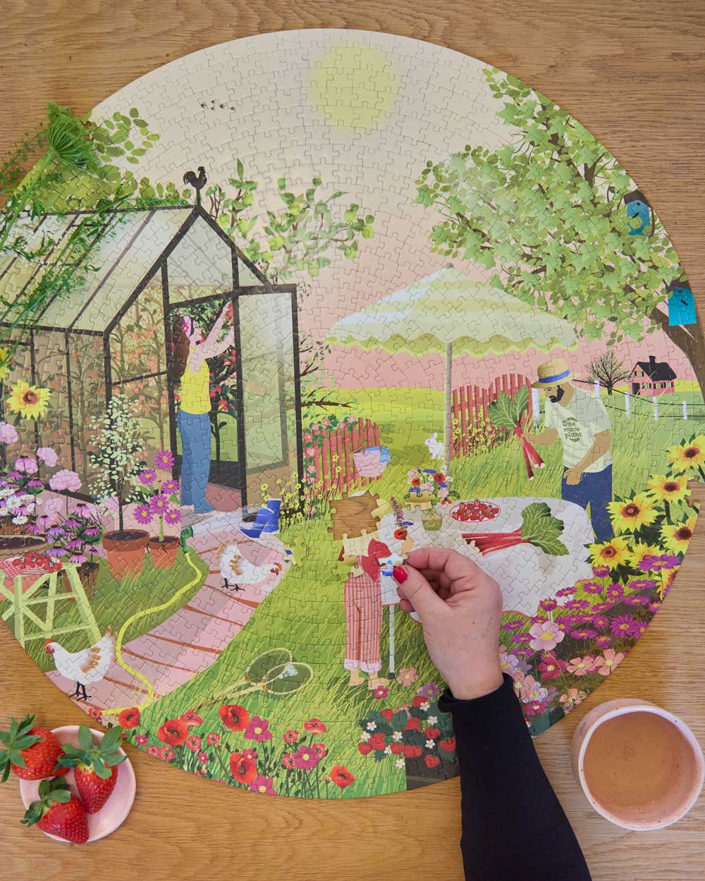 SUMMER FEELING - round puzzle with 1,000 pieces