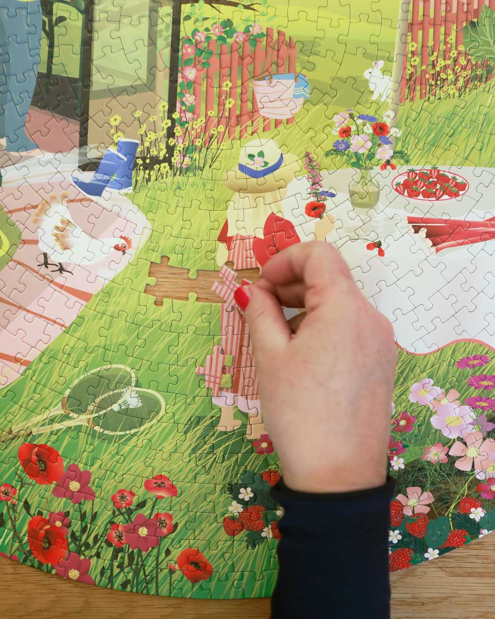 SUMMER FEELING - round puzzle with 1,000 pieces