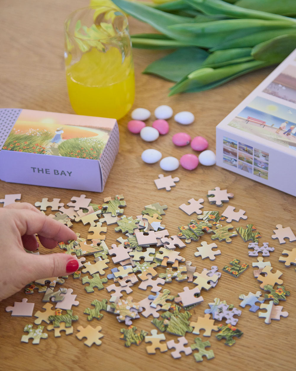 SUMMER MOMENTS - puzzle box with nine small puzzles