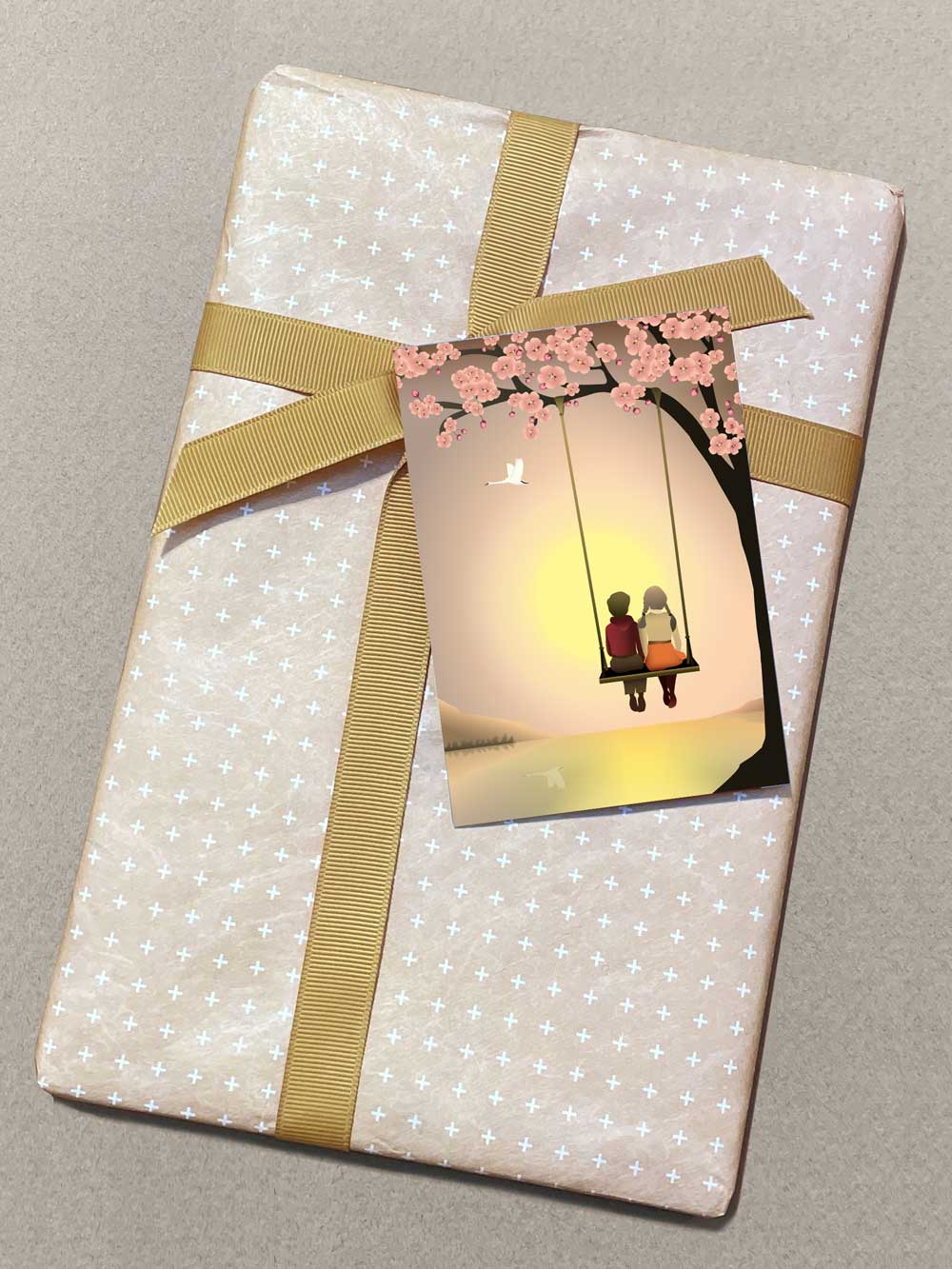 SUNSET WITH YOU - mini card