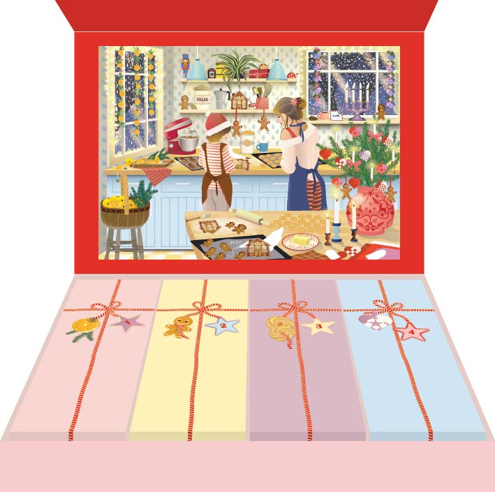 SWEER DECEMBER - puzzle advent calendar with 1.000 pieces