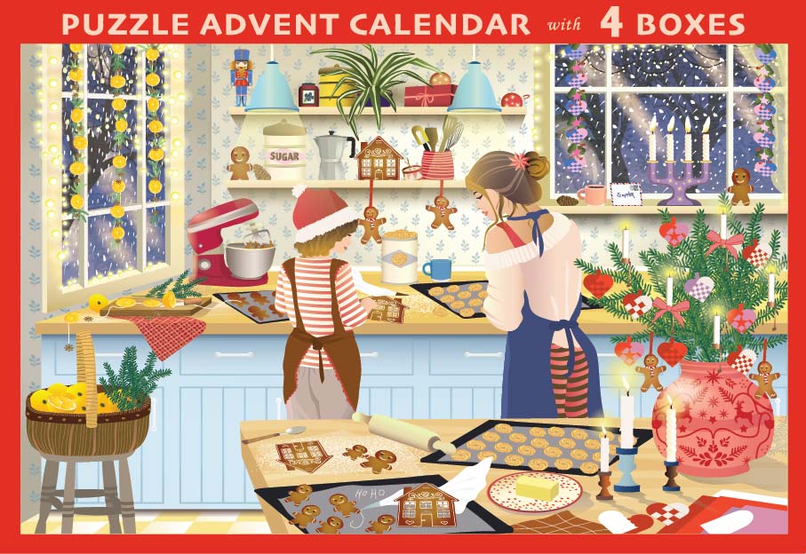 SWEER DECEMBER - puzzle advent calendar with 1.000 pieces