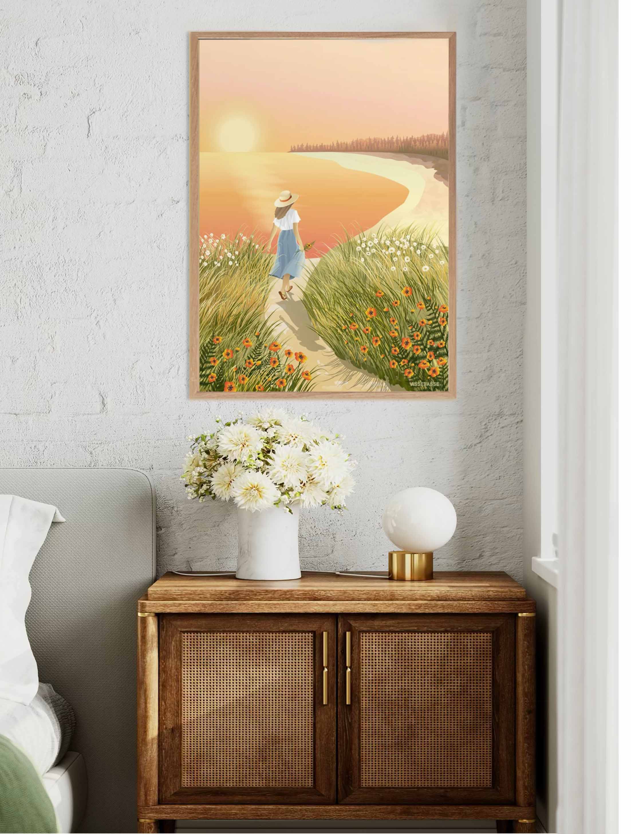 "The Bay" plakat ved stranden fra ViSSEVASSE