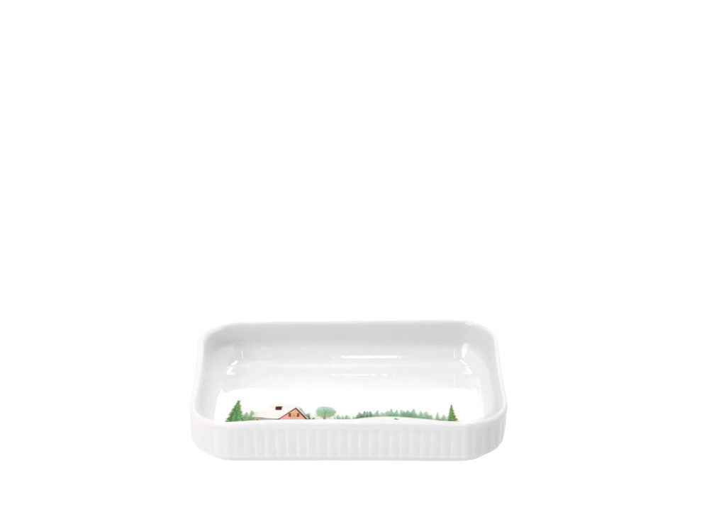 VINTER - Rectangular serving plate, small