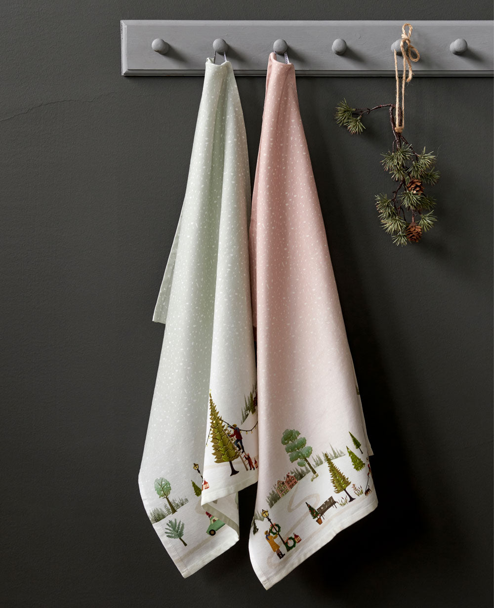 VINTER Dishtowel - Woodrose