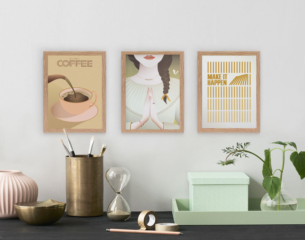 BUT FIRST COFFEE - poster