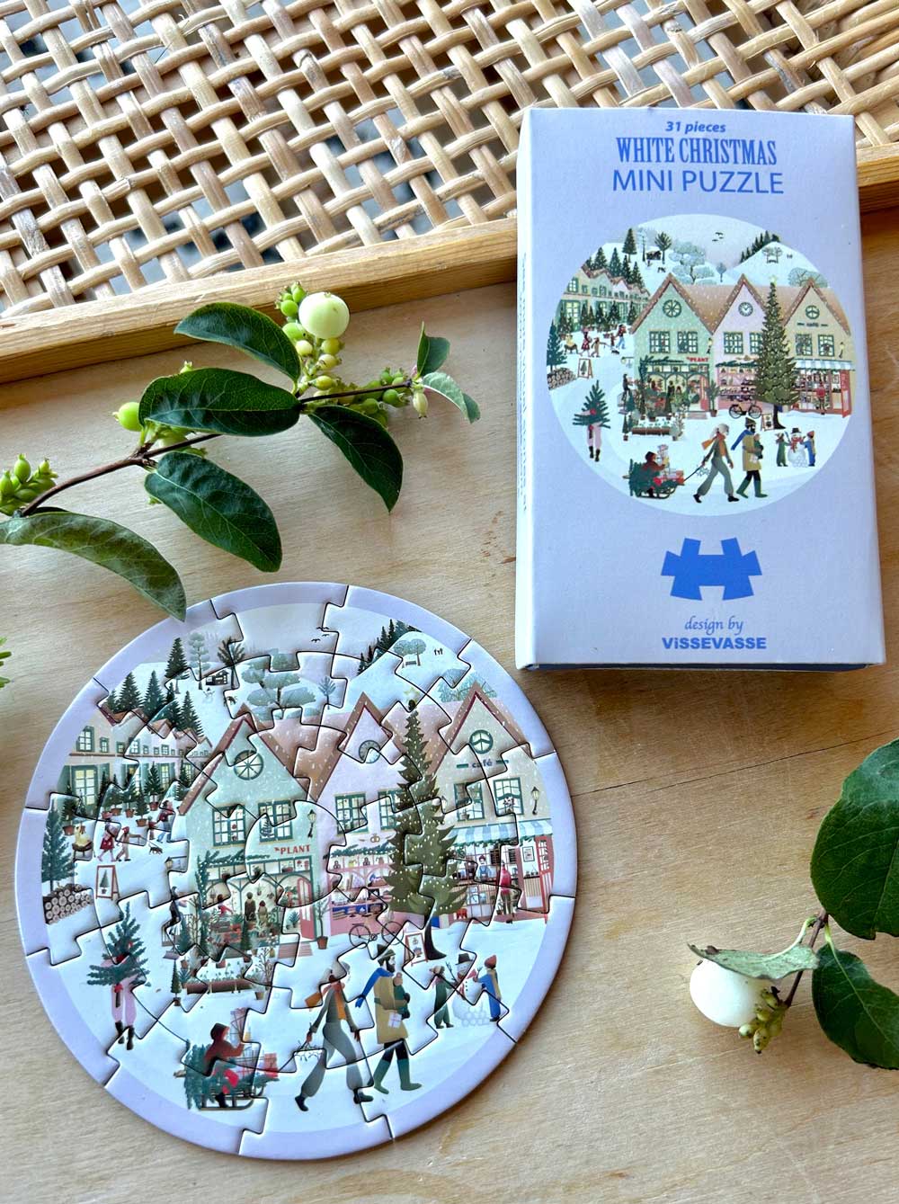 WHITE CHRISTMAS - mini puzzle