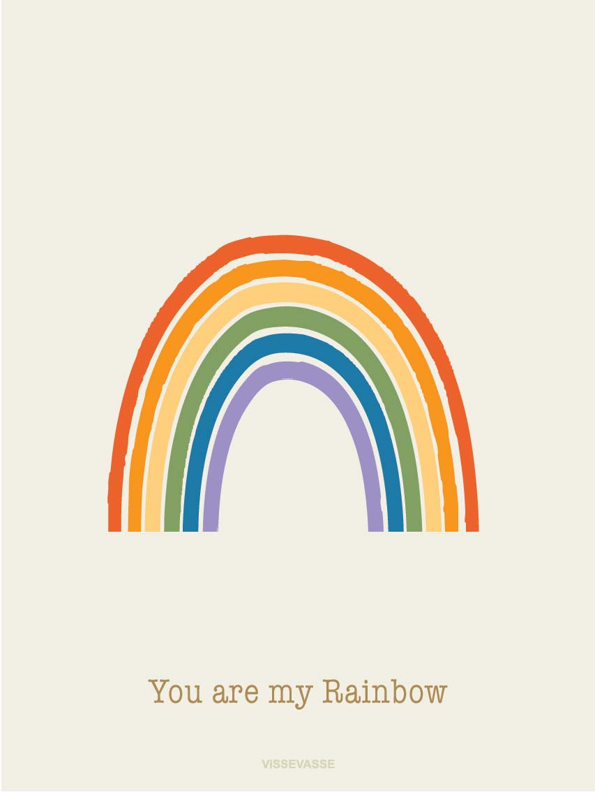 YOU ARE MY RAINBOW - card