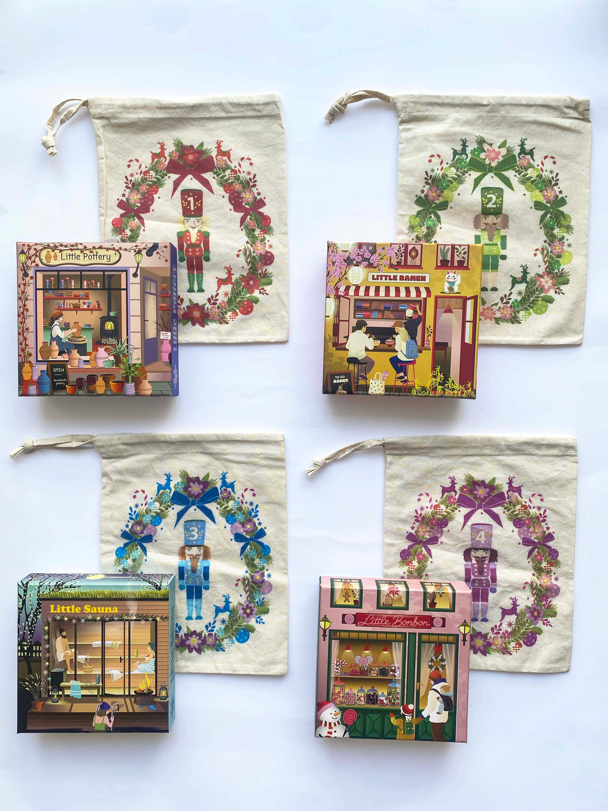 Advent Calendar - 4 Puzzles with 150 Pieces