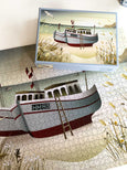 FISHING BOATS - JIGSAW PUZZLE - 1.000 pieces