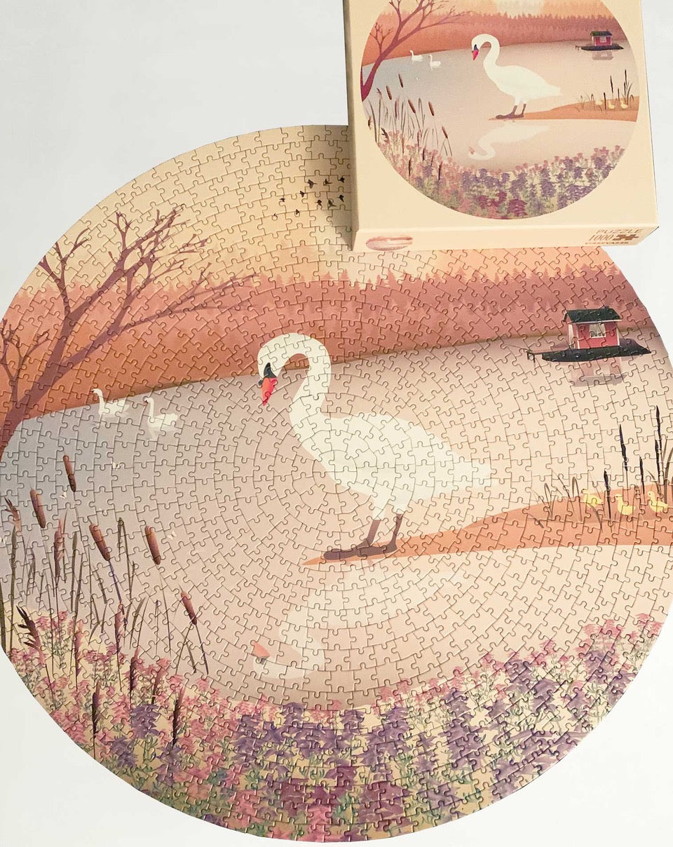 THE SWAN - JIGSAW PUZZLE - 1.000 pieces