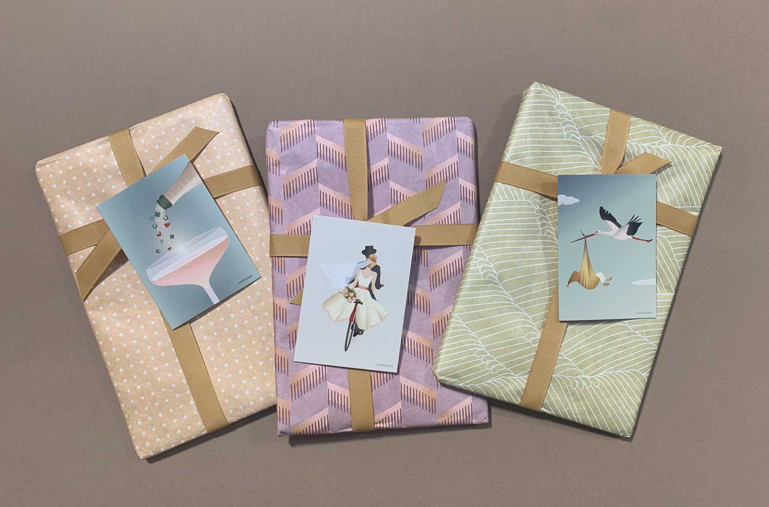 THE STORK blue - mini card