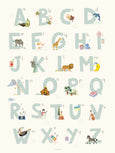 Flot alfabetplakat til børneværelset fra ViSSEVASSE