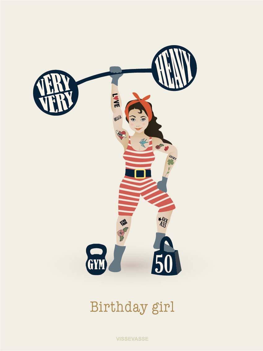 BIRTHDAY GIRL - card