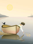 Boy in a boat - poster