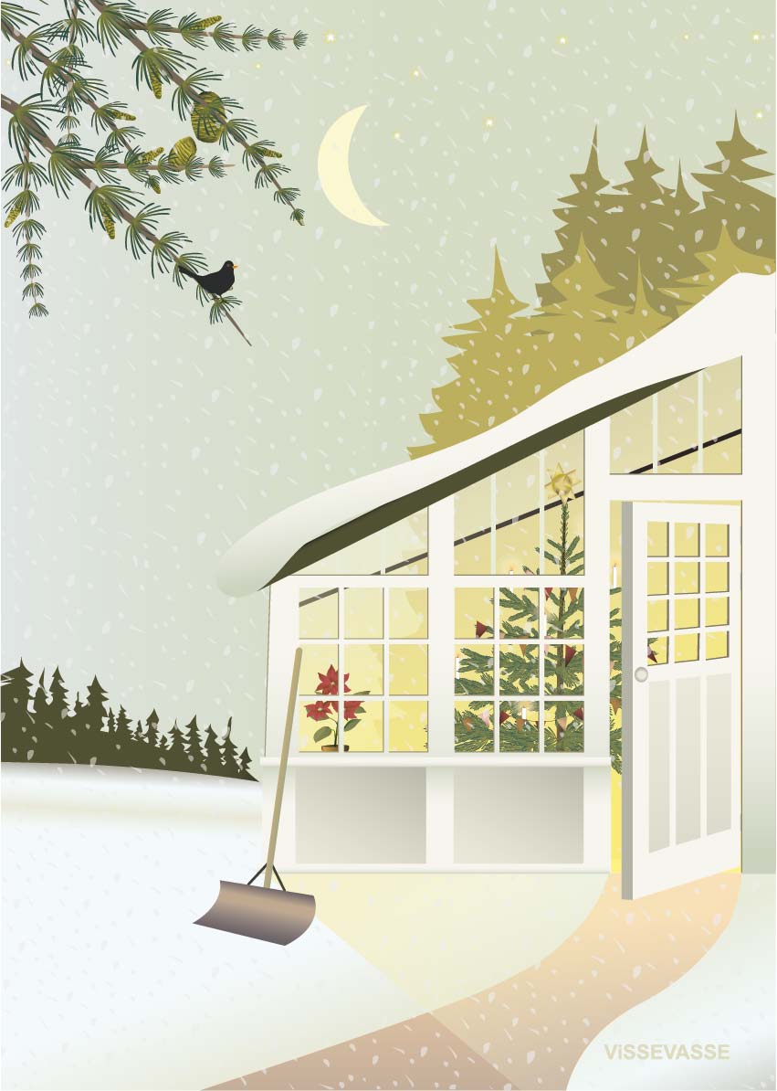 Christmas in the Greenhouse - Kort - ViSSEVASSE