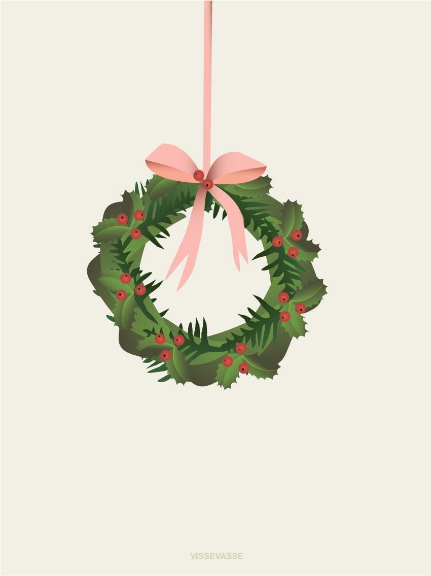 CHRISTMAS WREATH - card