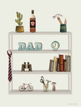 Dad's favourites greeting card from Vissevasse