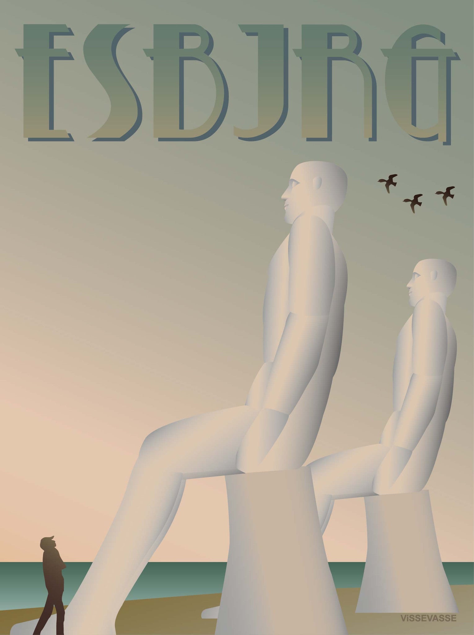 ESBJRG The White Men - poster