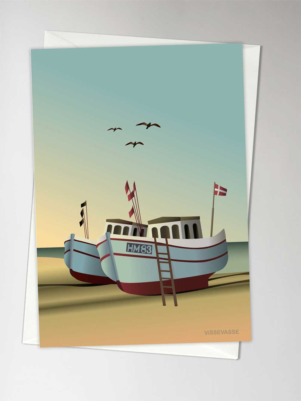 FISHING BOATS - card