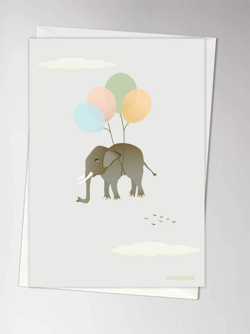 FLYING ELEPHANT - card