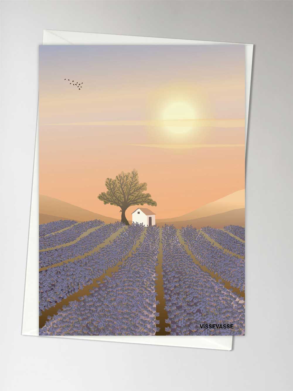 LAVENDER FIELD - card