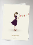 LET'S PARTY - greeting card