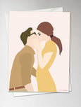 THE KISS - greeting card
