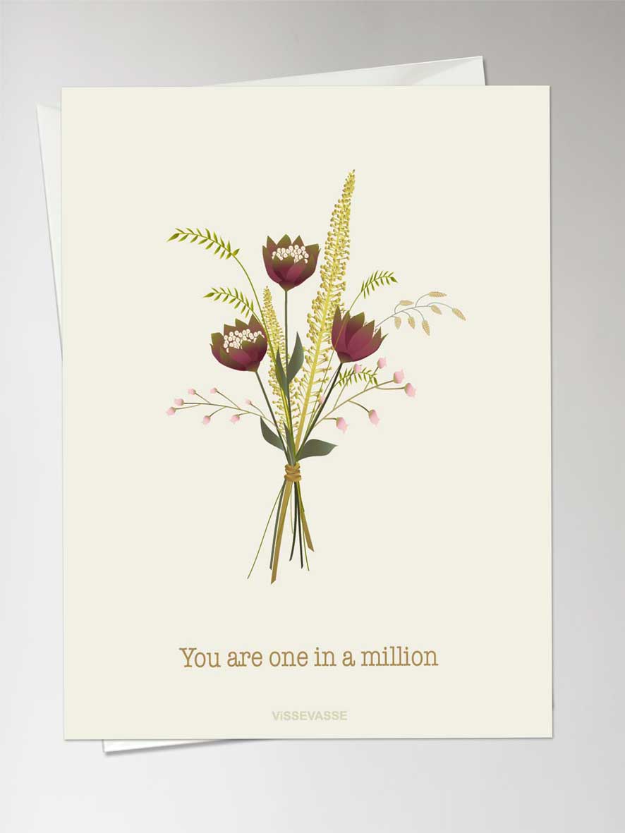 YOU ARE ONE IN A MILLION - Kort - ViSSEVASSE