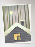 HOUSE IN THE WOOD - Greeting card