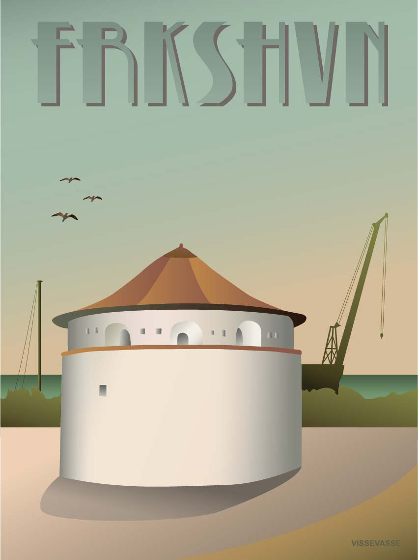 FREDERIKSHAVN Krudttårnet - plakat - ViSSEVASSE