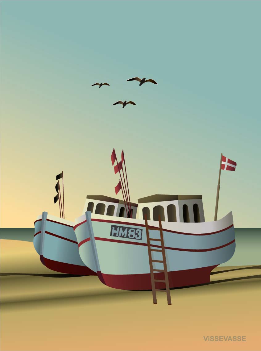 FISHING BOATS - card