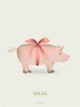Merry Christmas – marzipan pig - card