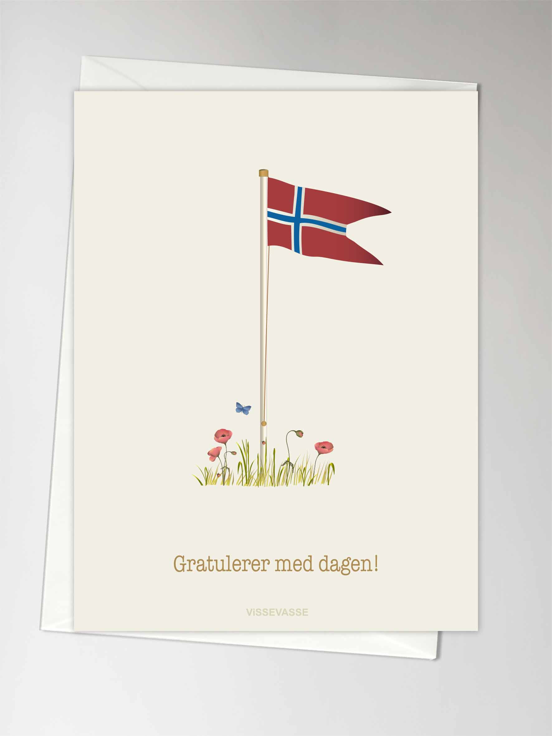 GRATULERER MED DAGEN - card